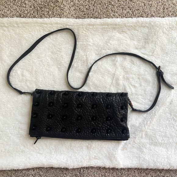 Alexander Wang studs black crossbody flap bag - Picture 1 of 9